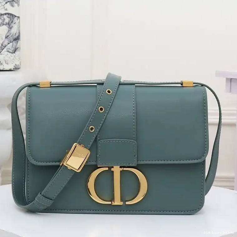 Bag 30 Calfskin Box Blue Dior Montaigne 0425 Luxury